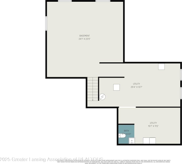 3739 Ridgefield Rd, Lansing, MI 48906 - view of home floor plan
