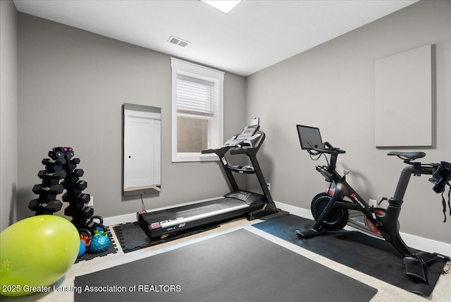 6102 Sleepy Hollow Ln, East Lansing, MI 48823 - workout area with baseboards