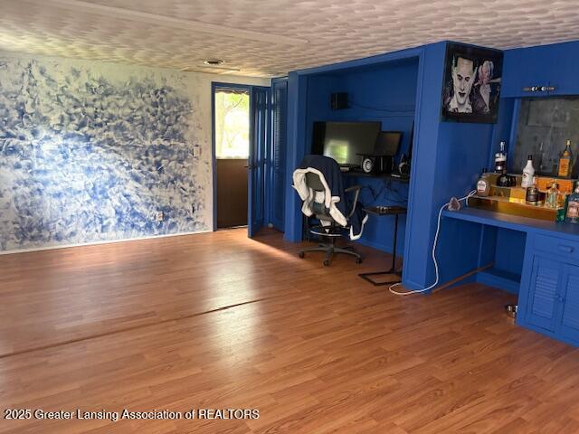 6321 Marywood Ave, Lansing, MI 48911 - office area featuring wood finished floors