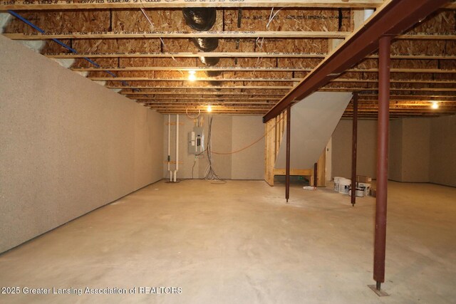 612 Titanium Trl, Haslett, MI 48840 - view of unfinished basement