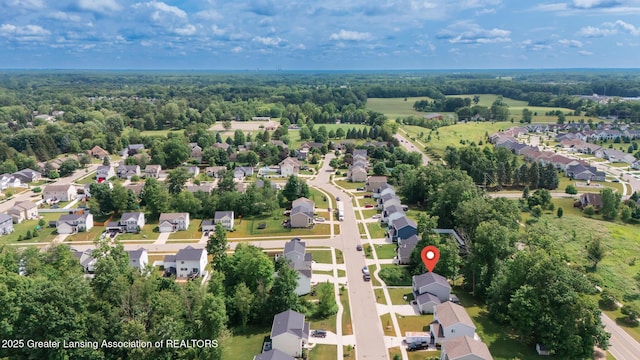 1118 River Oaks Dr, Dewitt, MI 48820 - aerial perspective of suburban area