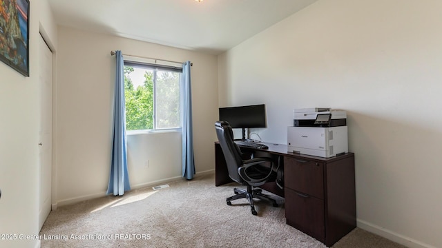 1118 River Oaks Dr, Dewitt, MI 48820 - office with carpet and baseboards