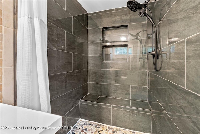 17 Charles E Pl, Battle Creek, MI 49015 - full bath featuring tiled shower