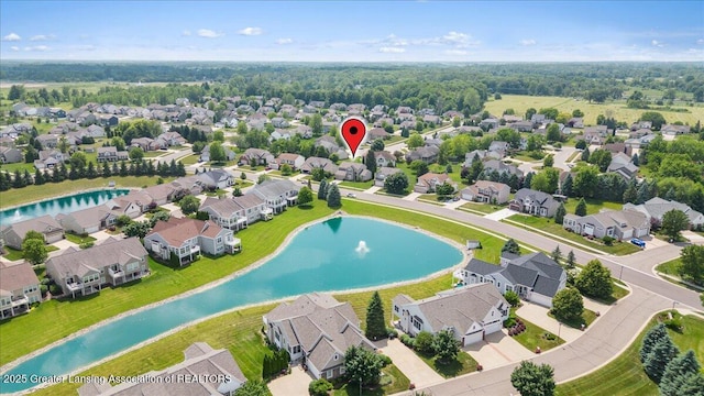 10889 Pointe W Blvd, Grand Ledge, MI 48837 - aerial perspective of suburban area featuring a nearby body of water