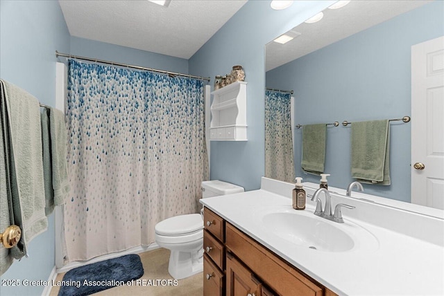 10889 Pointe W Blvd, Grand Ledge, MI 48837 - bathroom featuring vanity and a textured ceiling