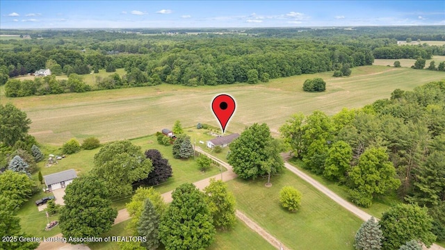 2243 Hubbard Rd, Charlotte, MI 48813 - aerial view of sparsely populated area