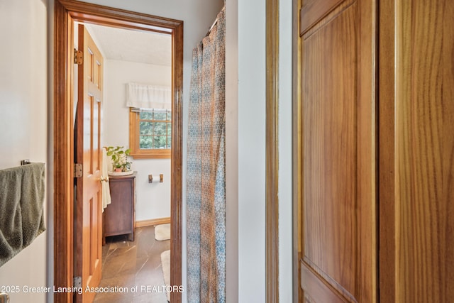 888 S Waverly Rd, Eaton Rapids, MI 48827 - hall with marble look tiles