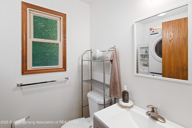 2440 Sower Blvd, Okemos, MI 48864 - half bath with washer / dryer and vanity