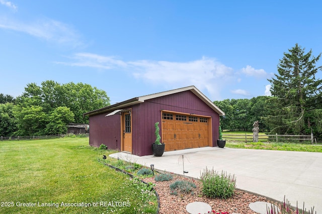 203 Branson Bay Dr, Mason, MI 48854 - view of detached garage