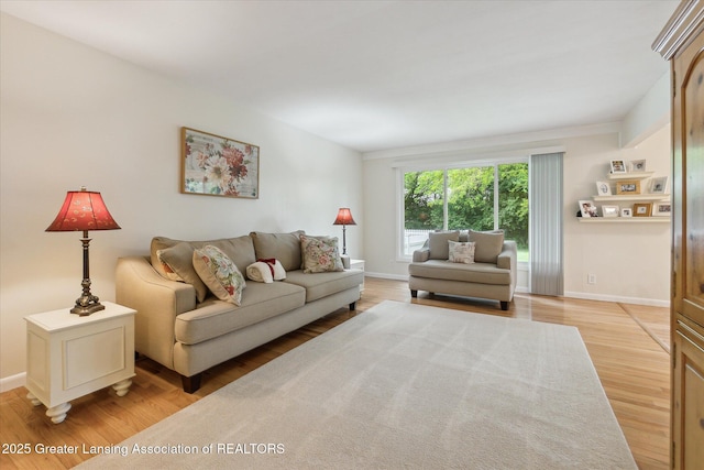 2130 Belding Ct, Okemos, MI 48864 - living room with light wood-type flooring