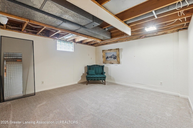 2130 Belding Ct, Okemos, MI 48864 - below grade area featuring carpet floors
