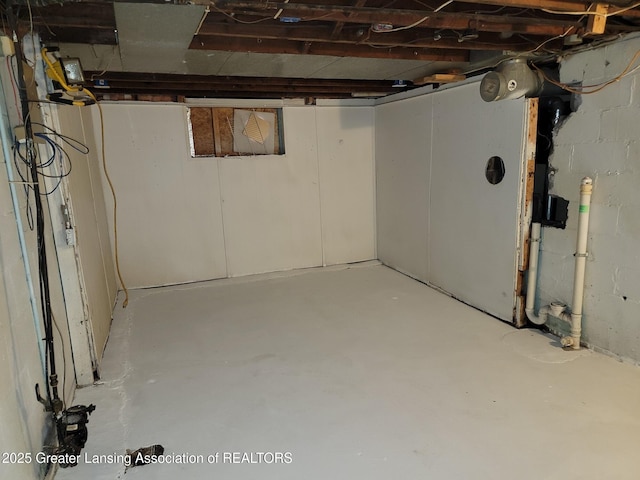1201 Climax St, Lansing, MI 48912 - view of unfinished below grade area