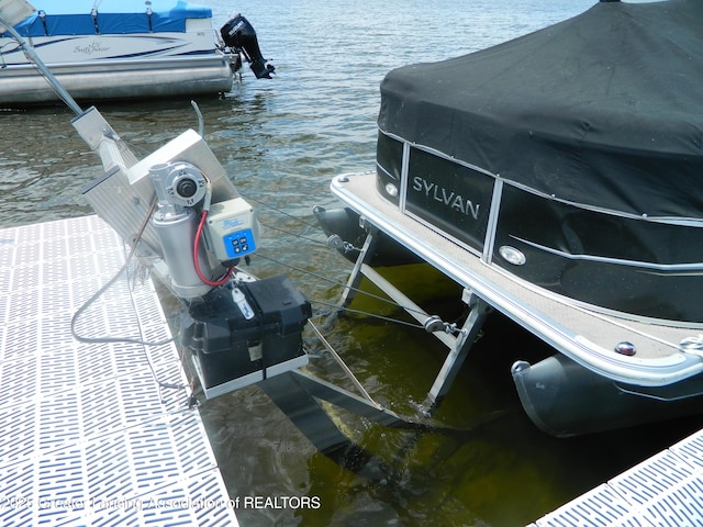 202 Broadway Rd, Houghton Lake, MI 48629 - dock with a water view