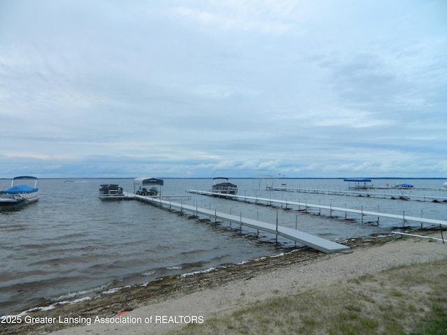 202 Broadway Rd, Houghton Lake, MI 48629 - dock featuring a water view