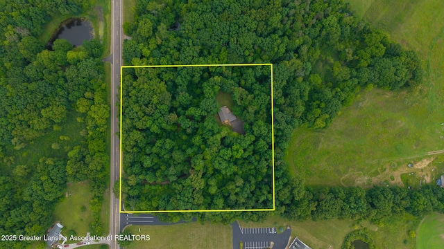 9481 S Clinton Trl, Eaton Rapids, MI 48827 - view of property location featuring property boundaries highlighted