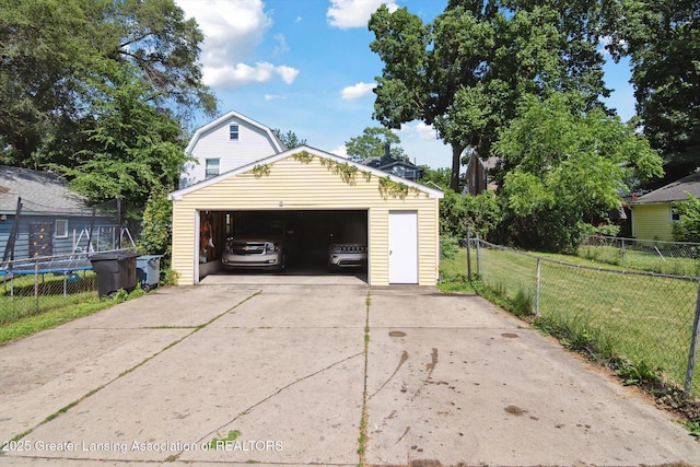 209 N Bowen St, Jackson, MI 49202 - view of detached garage