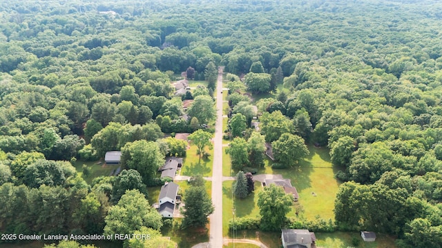 62 W Sherwood Rd, Okemos, MI 48864 - aerial overview of property's location featuring property parcel outlined