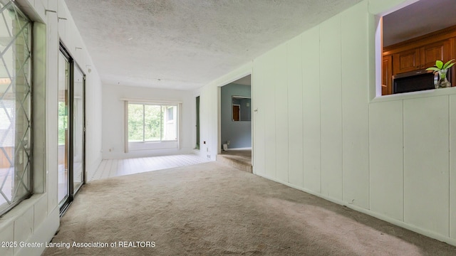 62 W Sherwood Rd, Okemos, MI 48864 - spare room featuring carpet and a textured ceiling