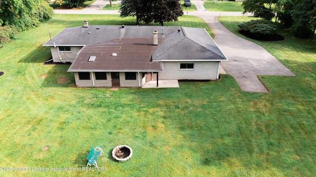 62 W Sherwood Rd, Okemos, MI 48864 - aerial view of property and surrounding area