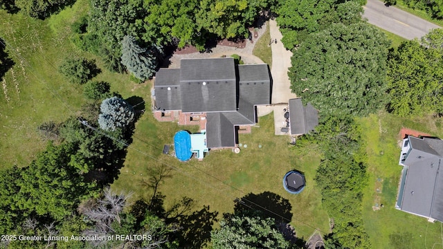 4084 Hulett Rd, Okemos, MI 48864 - view from above of property