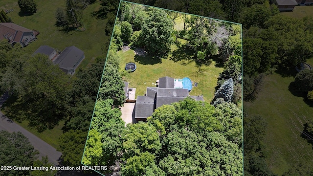 4084 Hulett Rd, Okemos, MI 48864 - view of property location with property parcel outlined