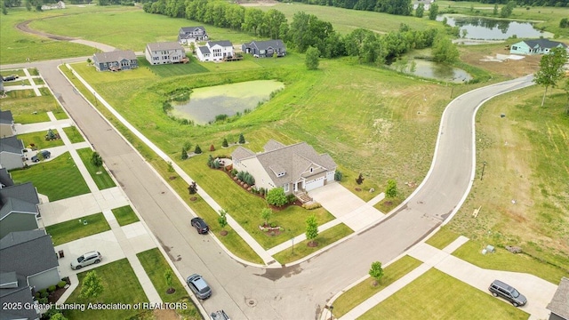 11167 Windswept Dr, Grand Ledge, MI 48837 - bird's eye view of a large body of water