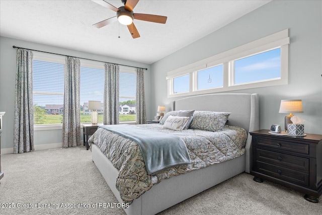11167 Windswept Dr, Grand Ledge, MI 48837 - bedroom with carpet floors and a ceiling fan