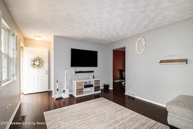 1614 N Eifert Rd, Holt, MI 48842 - living area featuring dark wood-style flooring