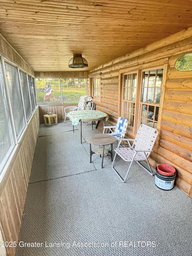 103 Norway Rd, Roscommon, MI 48653 - sunroom featuring french doors