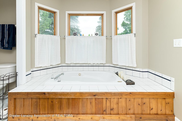 13689 Oneida Rd, Grand Ledge, MI 48837 - bathroom with a whirlpool tub