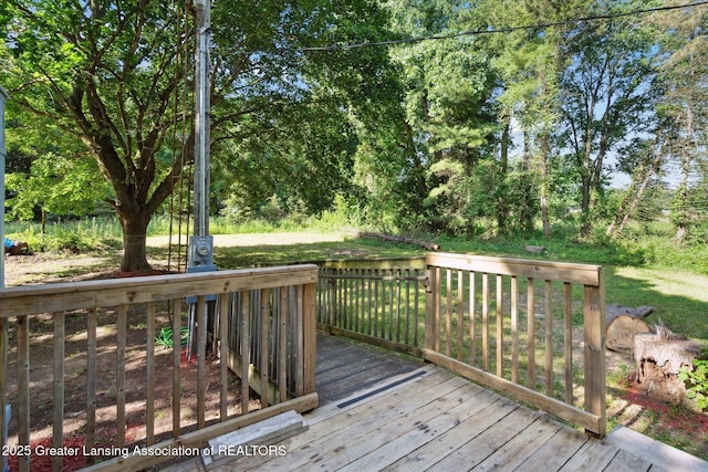 27508 F Dr S, Albion, MI 49224 - view of deck