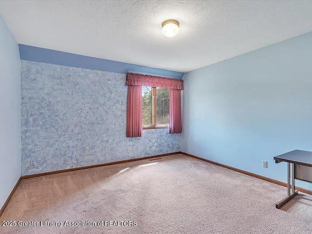 3619 W Arbutus Dr, Okemos, MI 48864 - unfurnished room with carpet floors and a textured ceiling