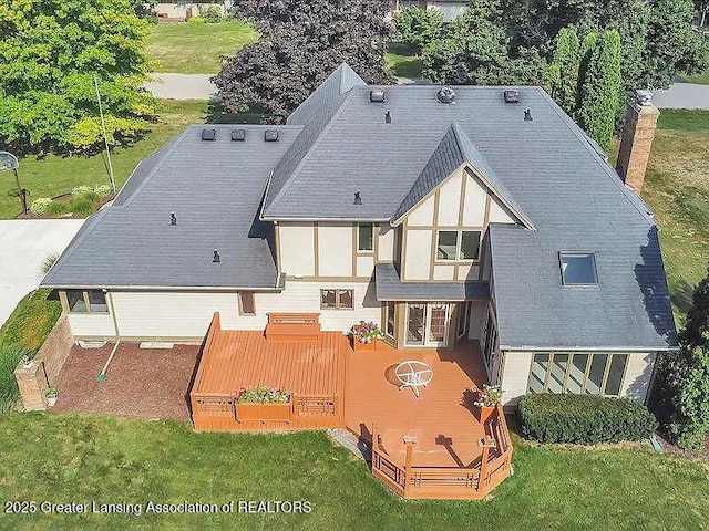 3619 W Arbutus Dr, Okemos, MI 48864 - view from above of property