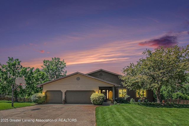 12829 Silver Ridge Dr, Grand Ledge, MI 48837 - ranch-style home featuring an attached garage and driveway