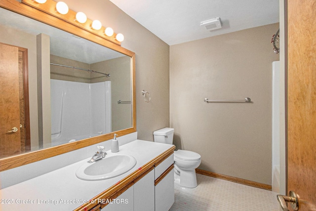 12829 Silver Ridge Dr, Grand Ledge, MI 48837 - bathroom with vanity and a shower