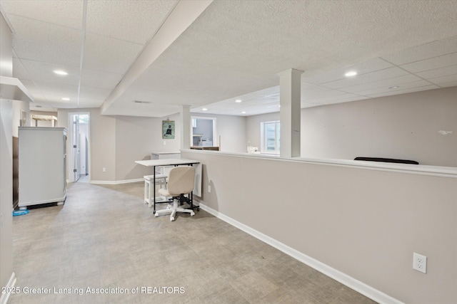 207 Queens Ct Unit 8, Grand Ledge, MI 48837 - home office featuring recessed lighting and plenty of natural light