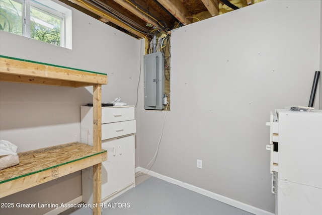 207 Queens Ct Unit 8, Grand Ledge, MI 48837 - storage room with electric panel