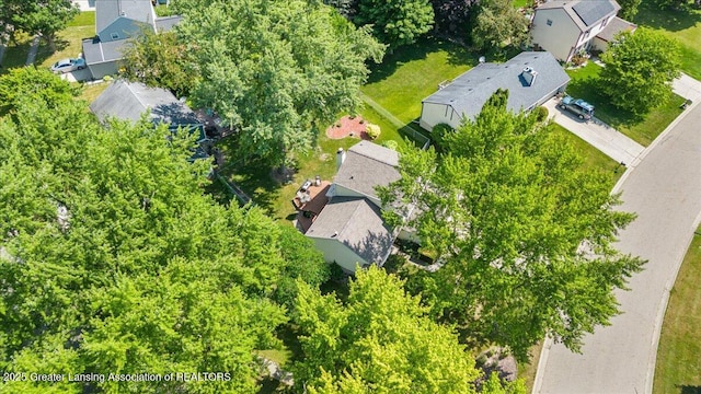 4538 Cranberry Ct, Lansing, MI 48917 - aerial perspective of suburban area
