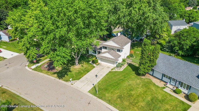 4538 Cranberry Ct, Lansing, MI 48917 - bird's eye view