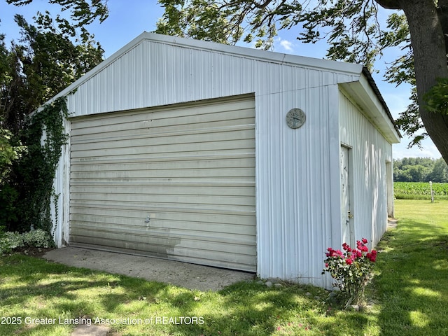 234 W Grand Ledge Hwy Unit R1, Mulliken, MI 48861 - view of garage