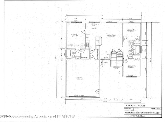 402 Crossman, Williamston, MI 48895 - view of floor plan / room layout