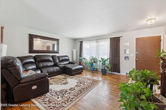 1117-1119 Blake Ave, Lansing, MI 48912 - living area featuring wood finished floors
