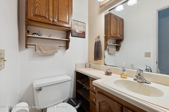 1117-1119 Blake Ave, Lansing, MI 48912 - half bathroom with toilet and vanity