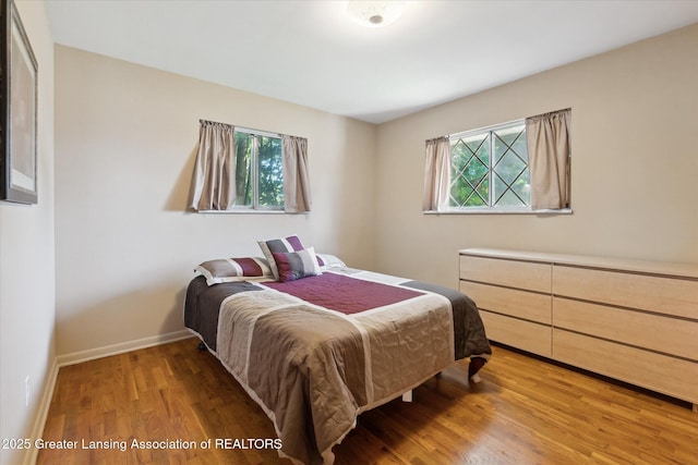 1117-1119 Blake Ave, Lansing, MI 48912 - bedroom with light wood-style flooring and baseboards