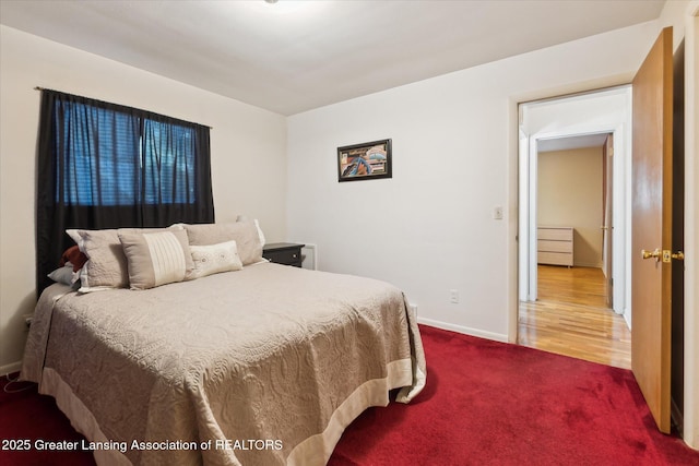 1117-1119 Blake Ave, Lansing, MI 48912 - bedroom featuring dark colored carpet and baseboards