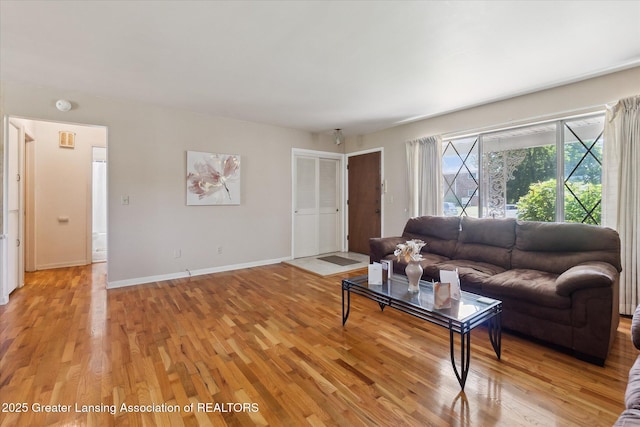 1117-1119 Blake Ave, Lansing, MI 48912 - living area with light wood-style flooring