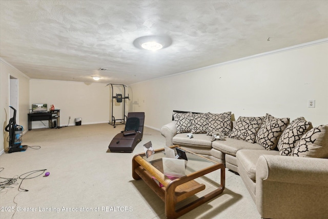 1117-1119 Blake Ave, Lansing, MI 48912 - living area with crown molding and carpet