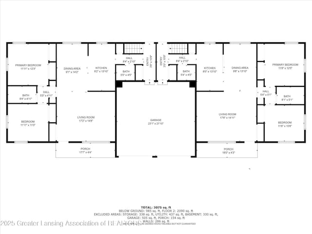 1117-1119 Blake Ave, Lansing, MI 48912 - view of room layout
