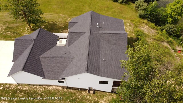 10993 Lakeside Dr, Perrinton, MI 48871 - view from above of property