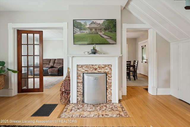 409 E Higham St, Saint Johns, MI 48879 - living room with wood finished floors
